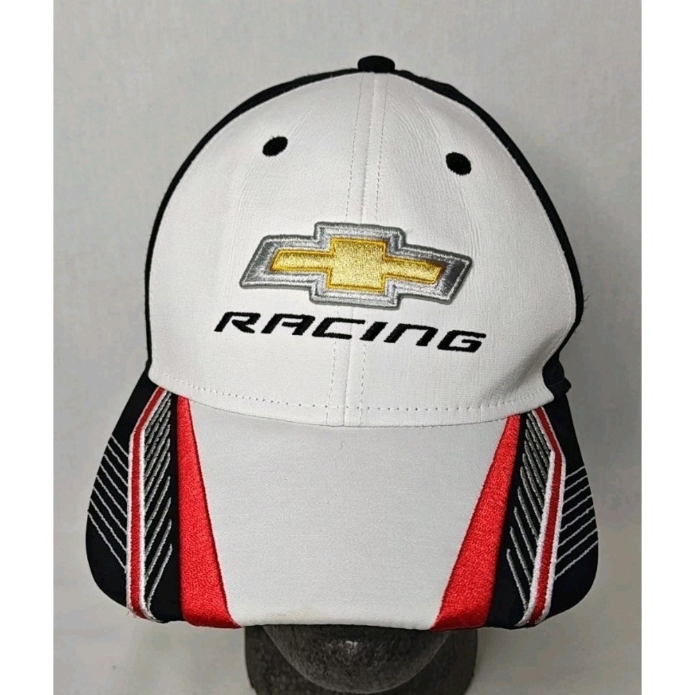 Chevrolet Racing‎ Hat Cap Black Adjustable Strapback Cruisin Sports Embroidered
